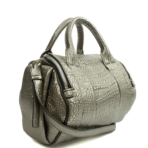 Picture of Alexander Wang Cross Body Rocco in Metallic, Leather