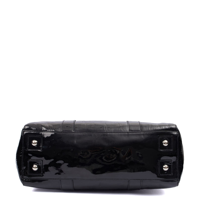 Picture of Mulberry Tote Bayswater Heritage in Black, Patent Leather