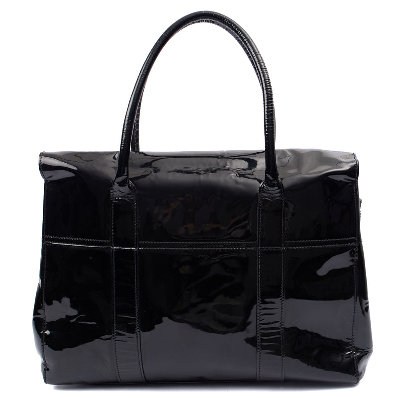 Picture of Mulberry Tote Bayswater Heritage in Black, Patent Leather