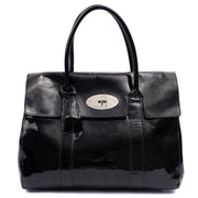 Picture of Mulberry Tote Bayswater Heritage in Black, Patent Leather