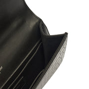 Picture of Saint Laurent Cross Body Crossbody in Black, Exotic Effect Leather