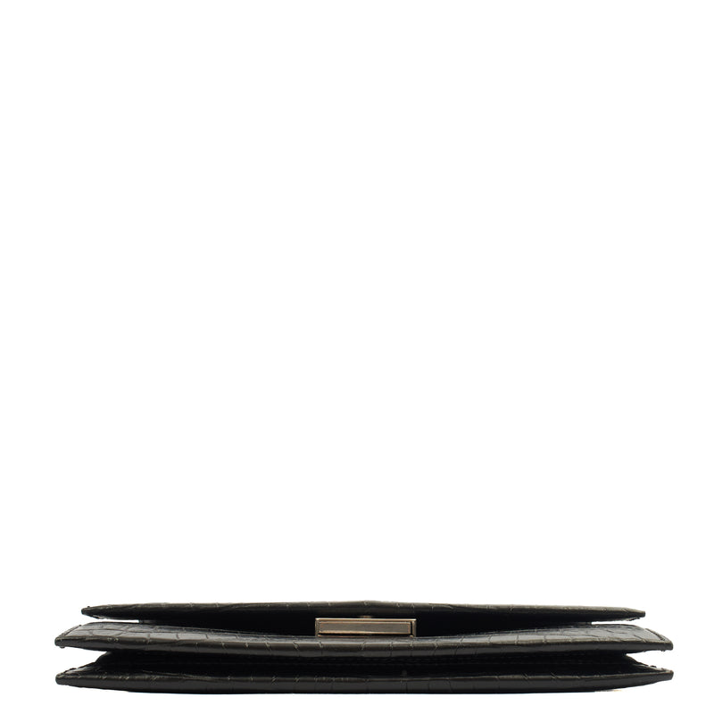 Picture of Saint Laurent Cross Body Crossbody in Black, Exotic Effect Leather