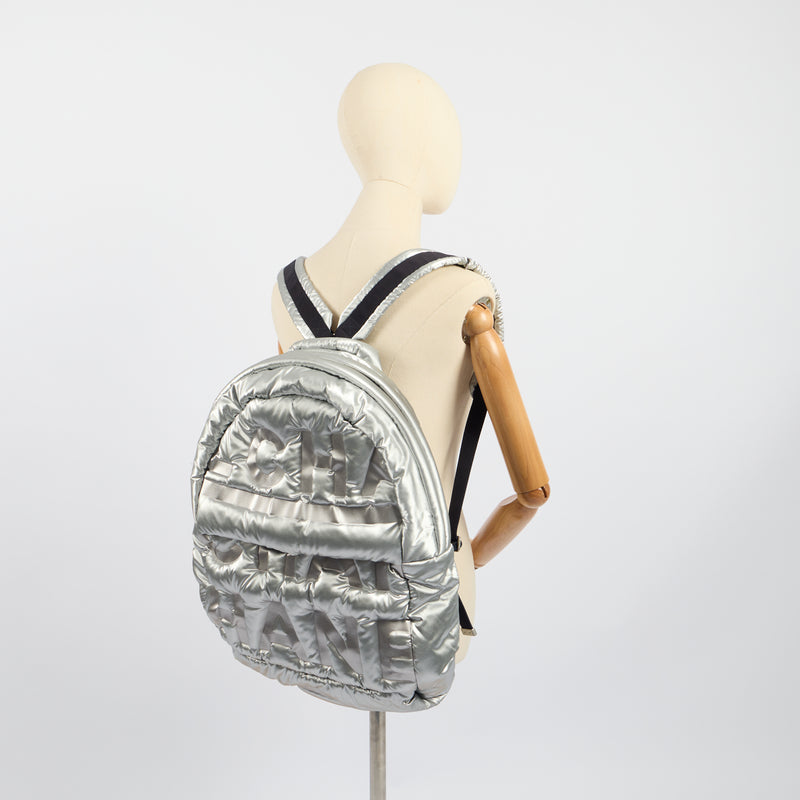 Fabric Doudone Backpack in Metallic