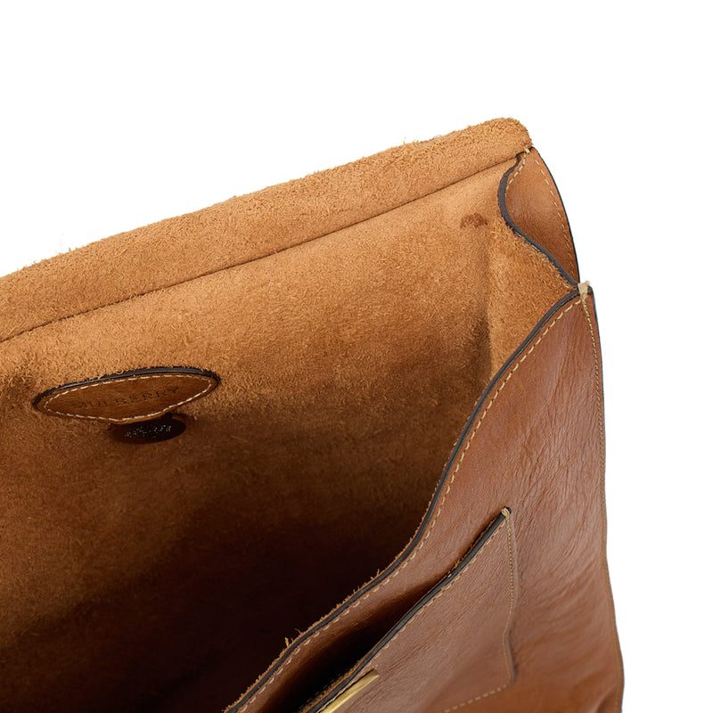 Picture of Mulberry Cross Body Antony - Large in Oak, Calfskin Leather