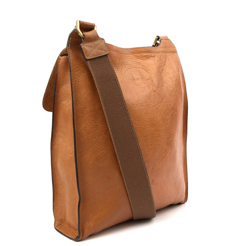 Picture of Mulberry Cross Body Antony - Large in Oak, Calfskin Leather