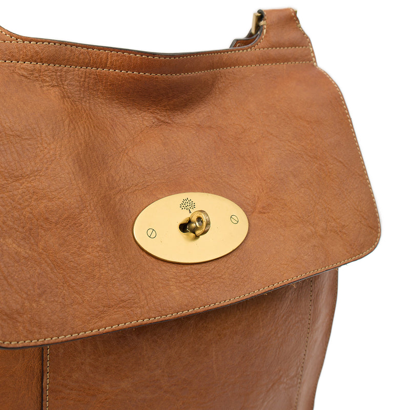 Picture of Mulberry Cross Body Antony - Large in Oak, Calfskin Leather