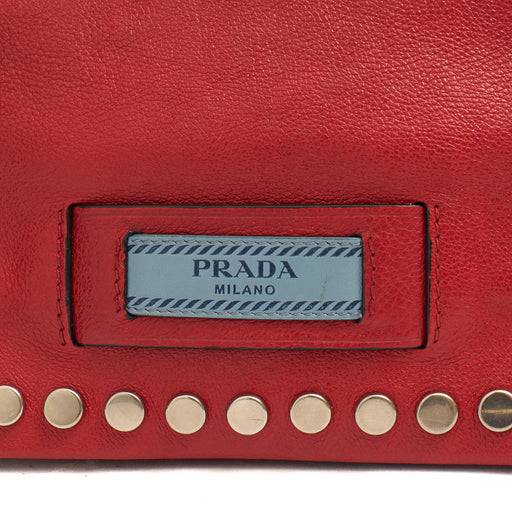 Picture of Prada Shoulder Bag Shoulder Bag in Fiery Red , Calfskin