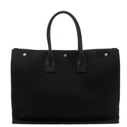 Picture of Saint Laurent Tote Rive Gauche Tote in Black, Fabric