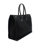Picture of Saint Laurent Tote Rive Gauche Tote in Black, Fabric