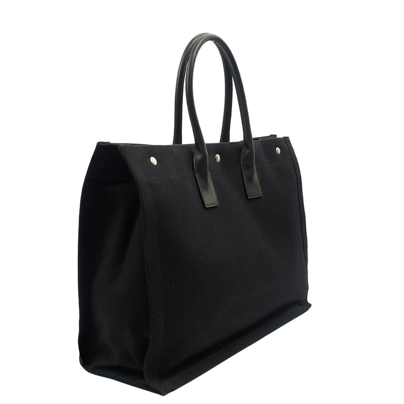 Picture of Saint Laurent Tote Rive Gauche Tote in Black, Fabric