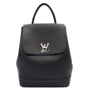 Picture of Louis Vuitton Backpack Lockme Backpack in Black, Calfskin Leather