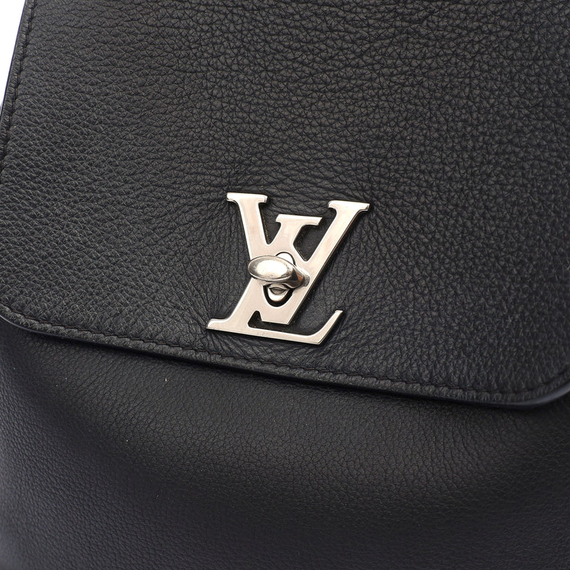 Picture of Louis Vuitton Backpack Lockme Backpack in Black, Calfskin Leather