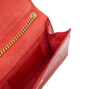 Picture of Saint Laurent Cross Body Kate Medium in Red, Patent Leather