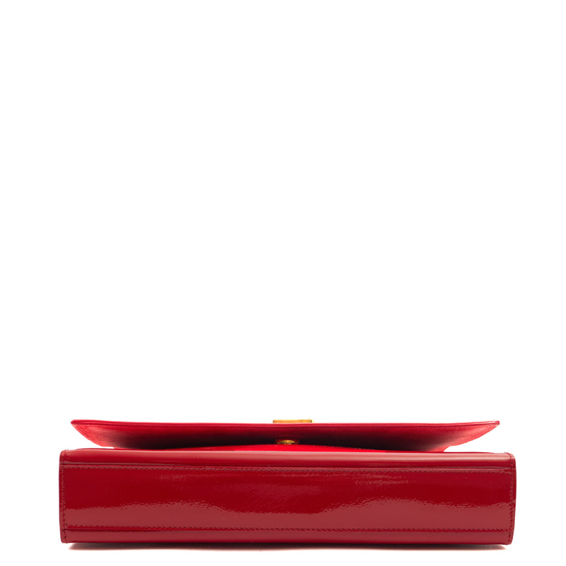 Picture of Saint Laurent Cross Body Kate Medium in Red, Patent Leather