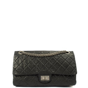 Picture of Chanel Shoulder Bag 2.55 Reissue - Maxi in Black, Crinkled Calfskin Leather