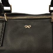 Picture of Anya Hindmarch Tote Maxi Zip- Top Handle  in Black, Leather