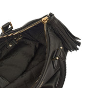 Picture of Anya Hindmarch Tote Maxi Zip- Top Handle  in Black, Leather