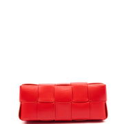 Picture of Bottega Veneta Shoulder Bag Brick in Red, Intrecciato Nappa