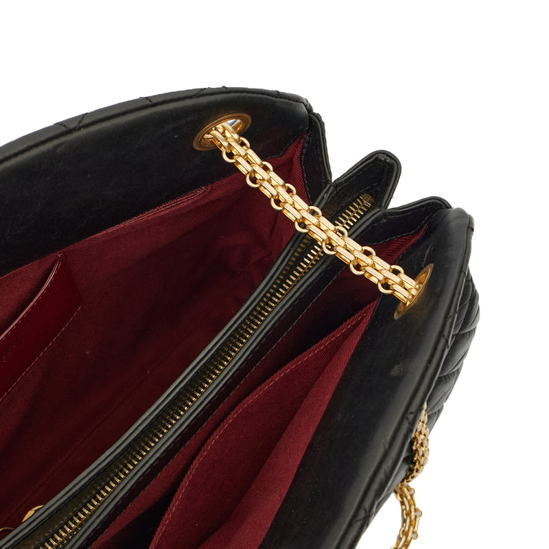 Picture of Chanel Tote Mademoiselle Bowling Bag - Large in Black, Calfskin Leather
