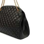 Picture of Chanel Tote Mademoiselle Bowling Bag - Large in Black, Calfskin Leather