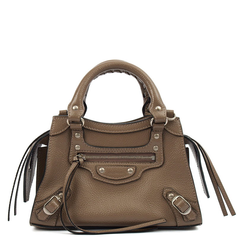 Picture of Balenciaga Mini Bag Neo Classic Mini in Brown, Veau (Calfskin)