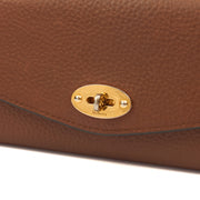 Picture of Mulberry Wallet Darley Wallet in Oak, Calfskin Leather