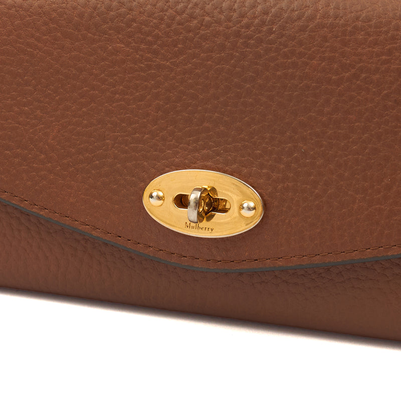 Picture of Mulberry Wallet Darley Wallet in Oak, Calfskin Leather