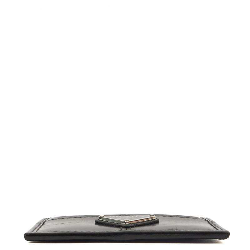 Picture of Prada Card Holder Card Holder in Black, Leather