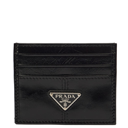 Picture of Prada Card Holder Card Holder in Black, Leather