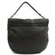 Picture of Mulberry Cross Body Effie Hobo in Black, Calfskin Leather