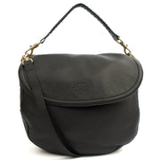 Picture of Mulberry Cross Body Effie Hobo in Black, Calfskin Leather