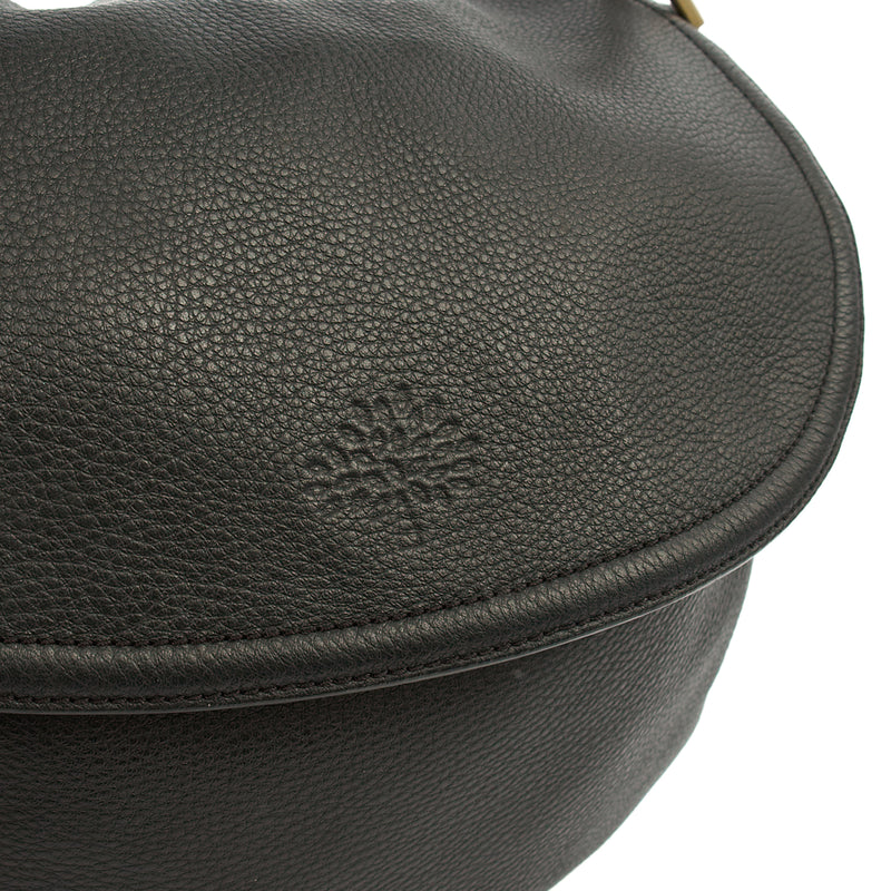 Picture of Mulberry Cross Body Effie Hobo in Black, Calfskin Leather