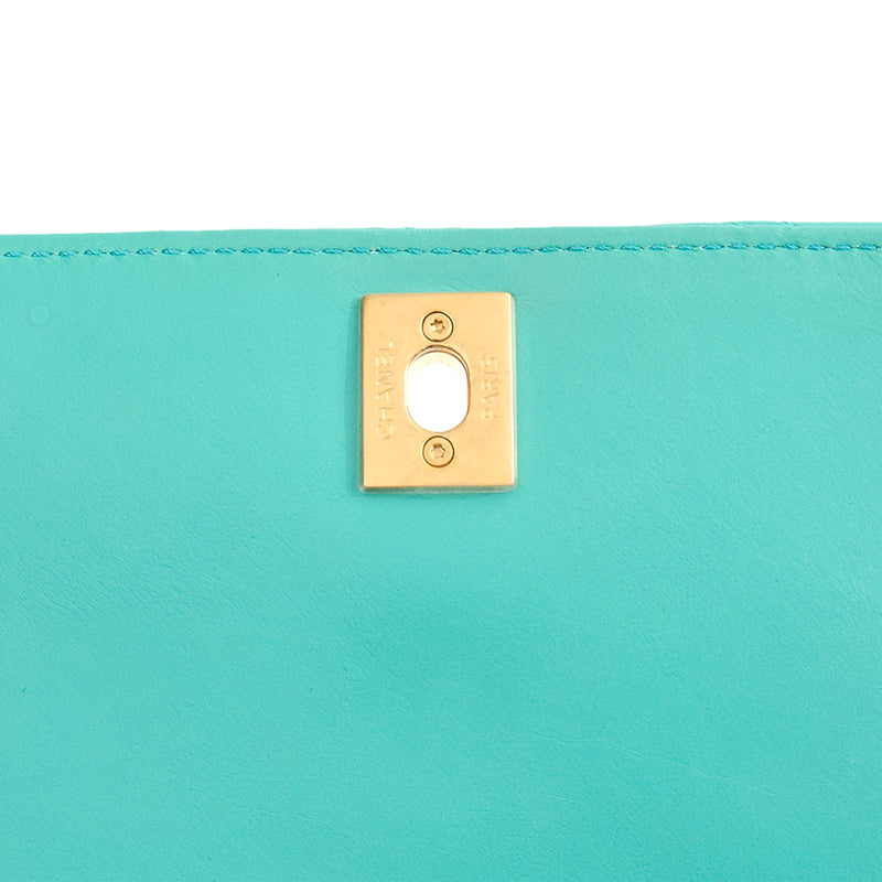 Picture of Chanel Cross Body Quilted Flap Bag Mini in Blue, Calfskin Leather