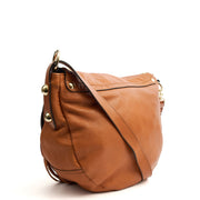 Picture of Mulberry Cross Body Daria Satchel in Deer Brown, Calfskin Leather