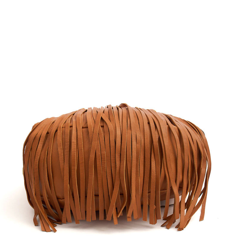 Picture of Mulberry Cross Body Daria Satchel in Deer Brown, Calfskin Leather