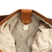 Picture of Mulberry Cross Body Daria Satchel in Deer Brown, Calfskin Leather