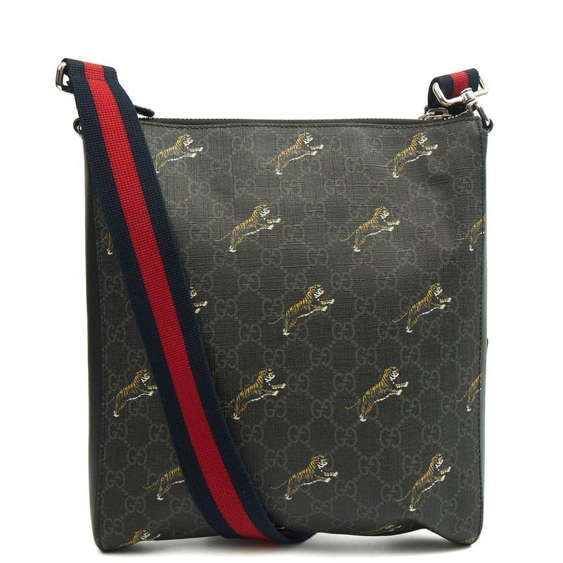 Picture of Gucci Cross Body Messenger in Night Courrier GG Supreme, Leather