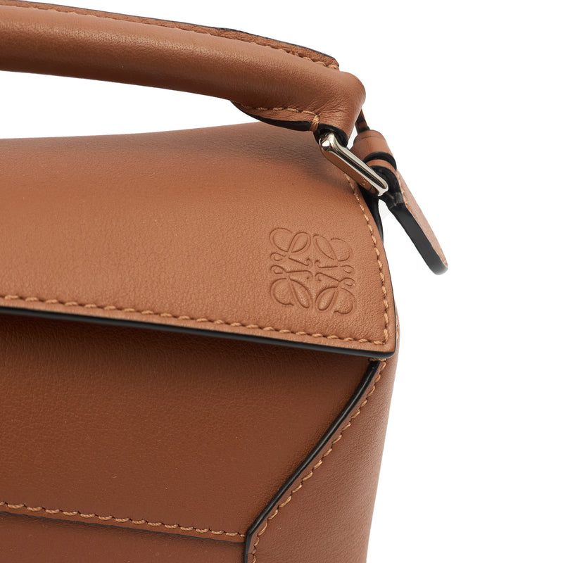 Picture of Loewe Cross Body Puzzle - Mini in Brown, Leather