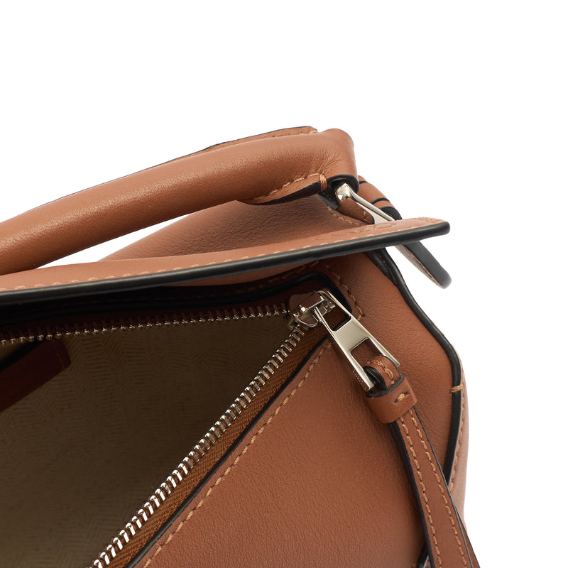 Picture of Loewe Cross Body Puzzle - Mini in Brown, Leather