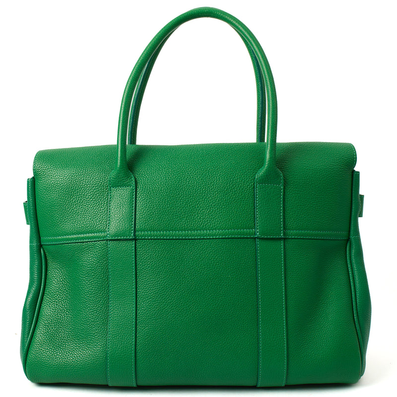 Picture of Mulberry Tote Bayswater Heritage in Lawn Green, Calfskin Leather