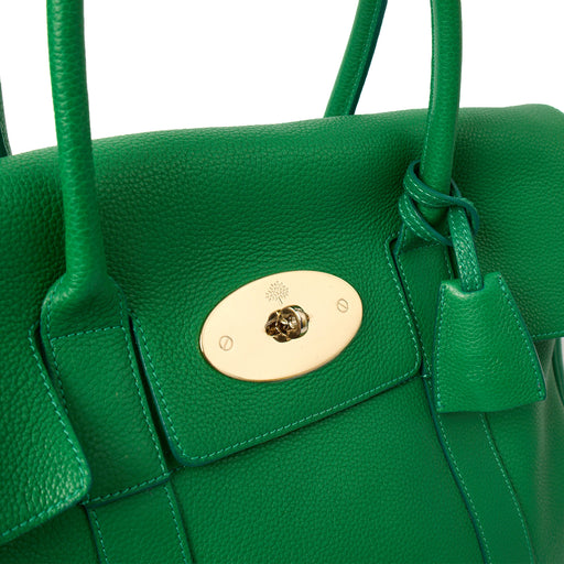 Picture of Mulberry Tote Bayswater Heritage in Lawn Green, Calfskin Leather