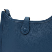 Picture of Hermes Cross Body Evelyne 16 in Bleu Jean, Clemence Leather