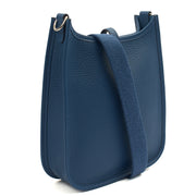 Picture of Hermes Cross Body Evelyne 16 in Bleu Jean, Clemence Leather