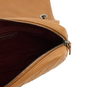 Picture of Chanel Shoulder Bag Flap Bag in Brown, Calfskin Leather