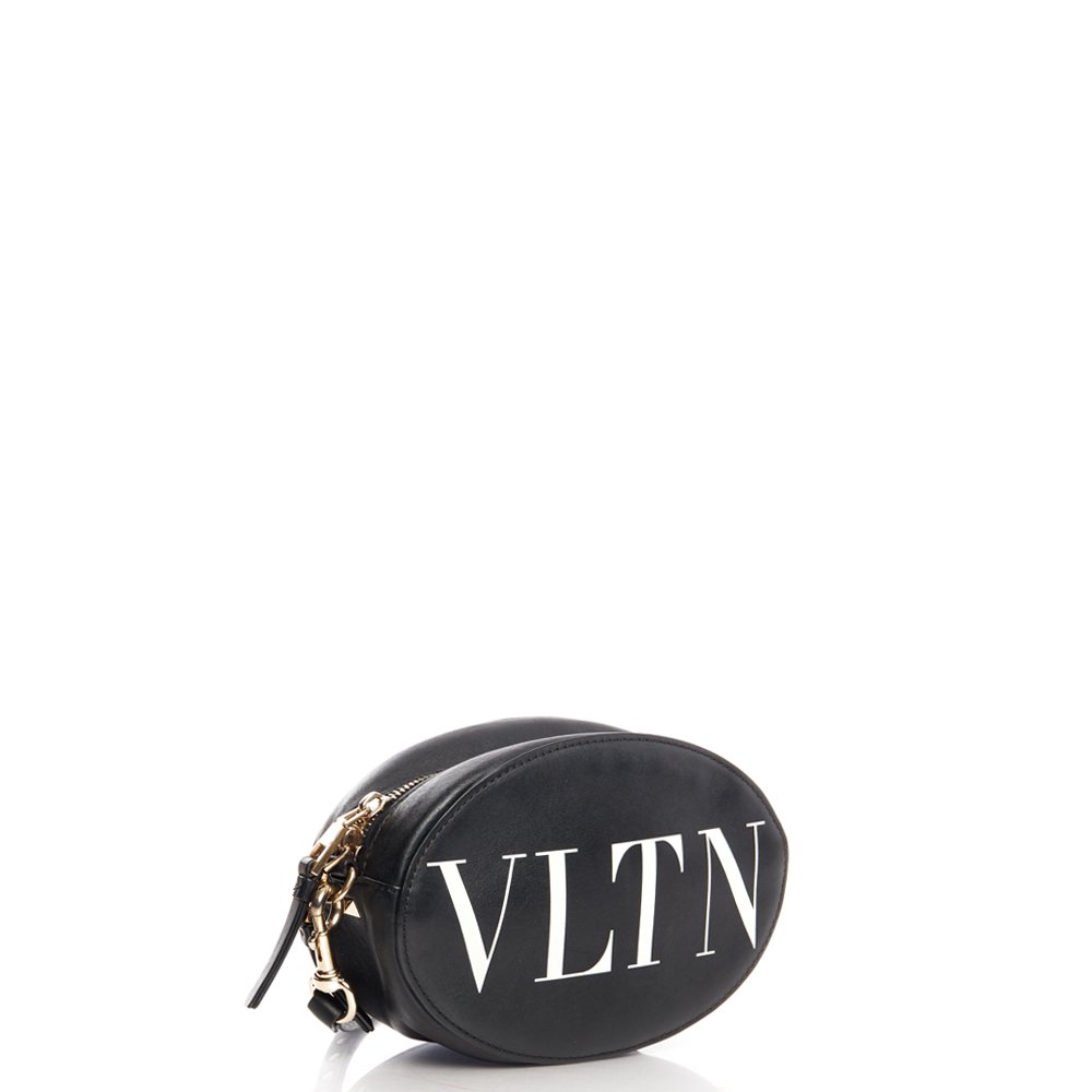 Valentino Cross Body V Logo Crossbody in Black, Calfskin | The