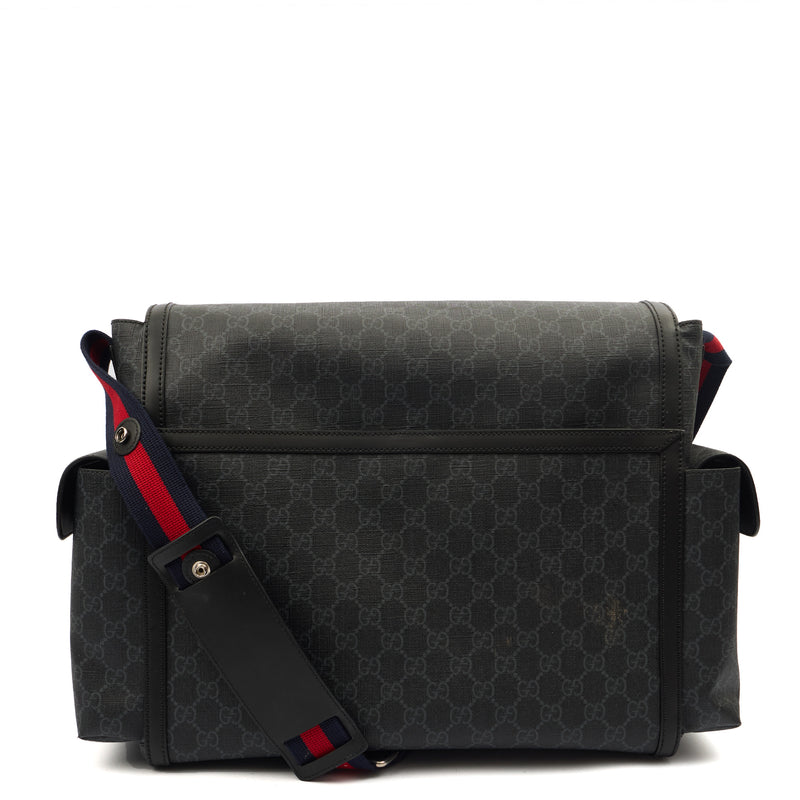 Picture of Gucci Cross Body Baby Carrier in GG Supreme, Exotic Effect Leather