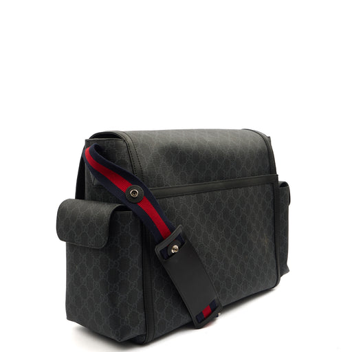 Picture of Gucci Cross Body Baby Carrier in GG Supreme, Exotic Effect Leather