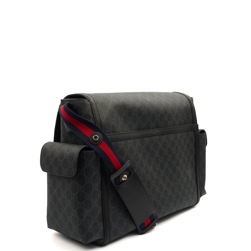Picture of Gucci Cross Body Baby Carrier in GG Supreme, Exotic Effect Leather