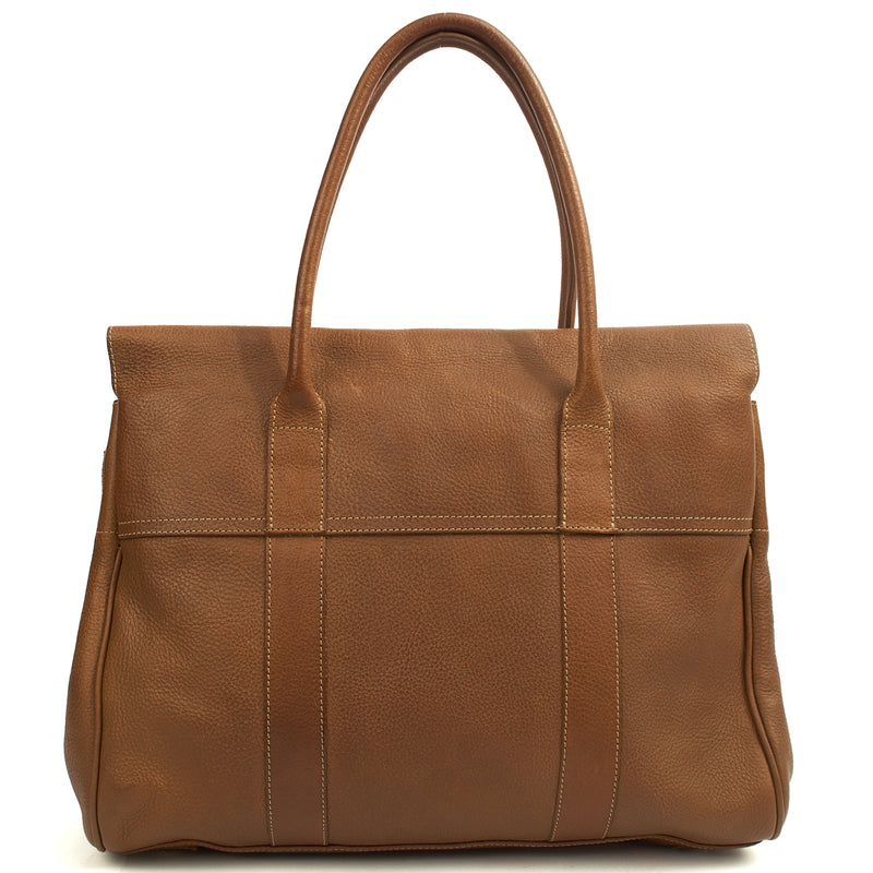Picture of Mulberry Tote Bayswater Heritage in Oak, Calfskin Leather