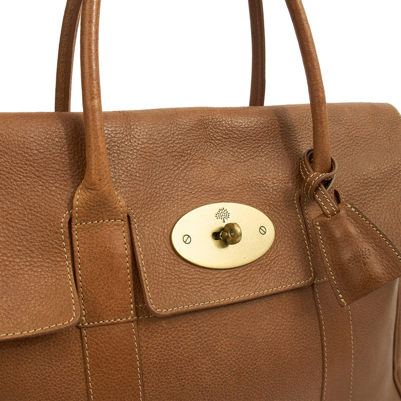 Picture of Mulberry Tote Bayswater Heritage in Oak, Calfskin Leather